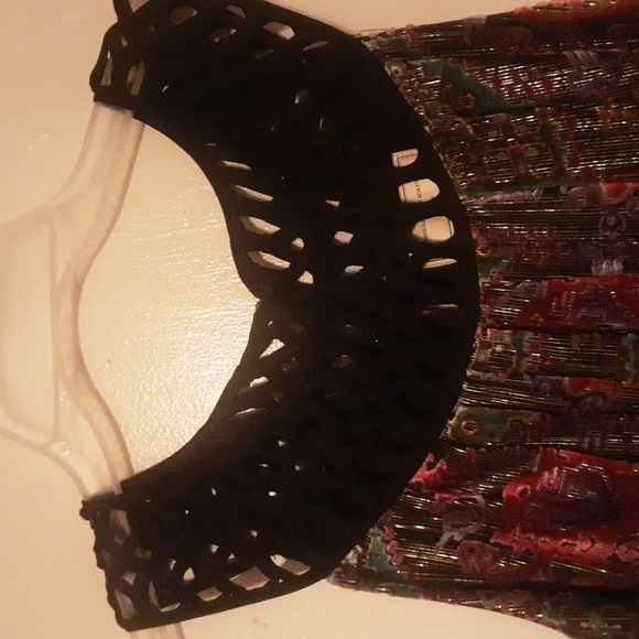 Gorgeous Silk Velour Anthropology Moulinette Soeurs Dress Sz M - Picture 2 of 9